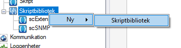 Create a new script library